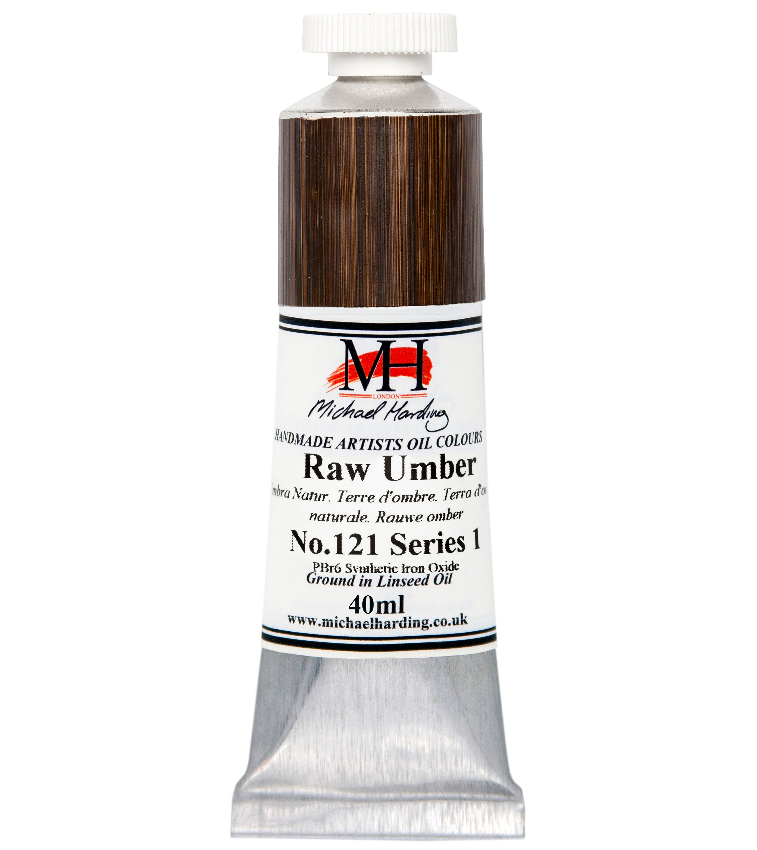 Michael Harding Oil Paint - Raw Umber - 40ml Tube – RAYMAR